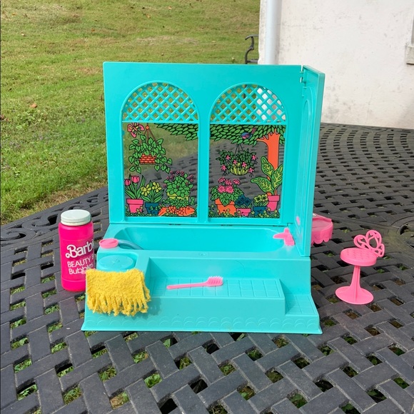 Vintage 1975 Barbie Turquoise Beauty Bath Set - Picture 2 of 8